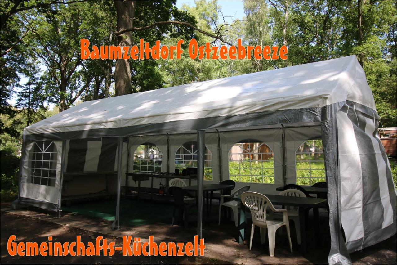Baumzeltdorf Ostseebreeze Direkt Am Strand Dranske Buitenkant foto
