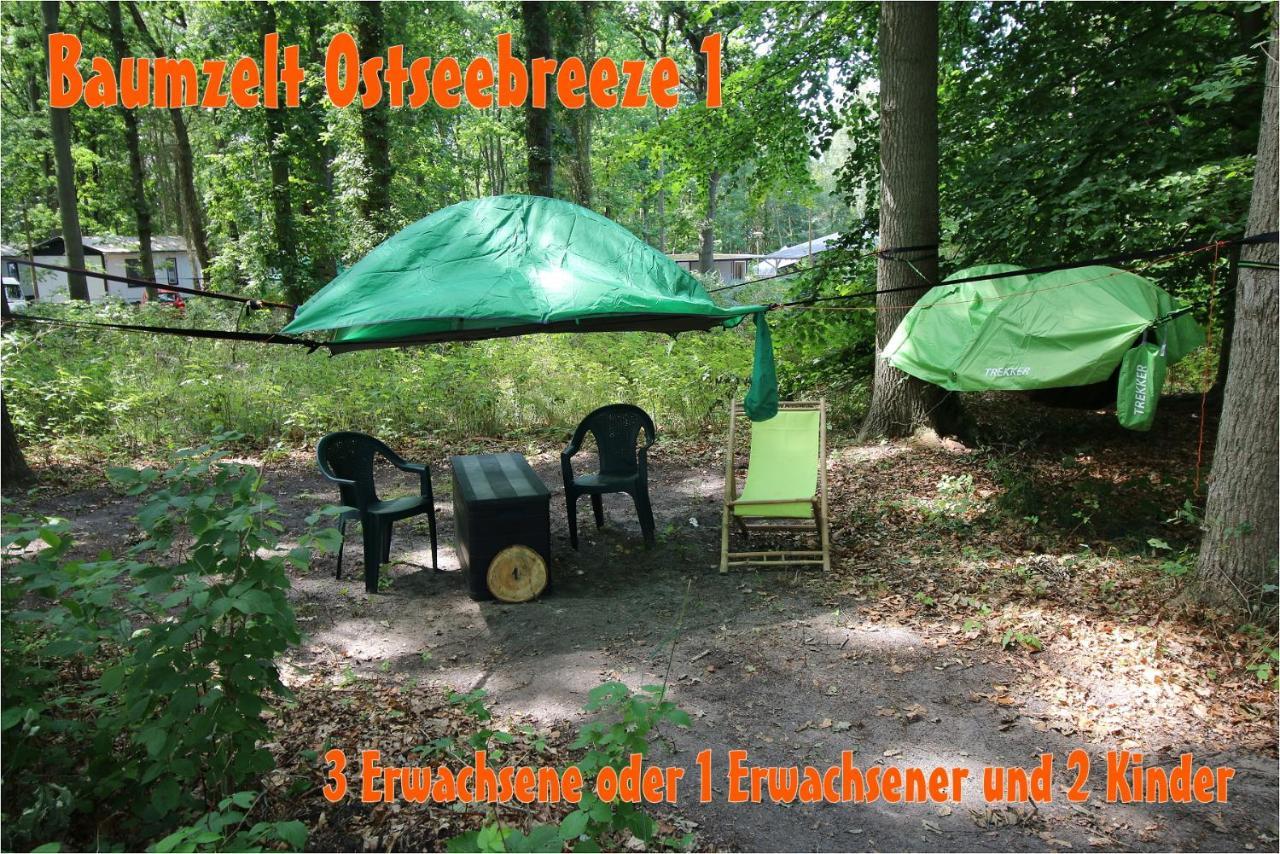 Baumzeltdorf Ostseebreeze Direkt Am Strand Dranske Buitenkant foto